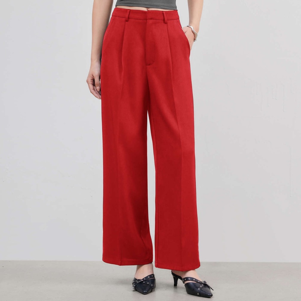 Cider Red Wide Leg Pants. Fits like a 12